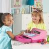 Learning Resources Pretend & Play Calculator Cash Register Toy – Gift for Kids, Toddler Toys, Play Money & Credit Card, Shopping Store Playset, Educational Preschool Activities(Pink)