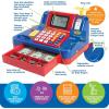 Learning Resources Pretend & Play Teaching Cash Register, 73 Piece Set, Ages 3+, Talking Register, Counting Activities, Money Management