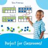 Learning Resources Rainbow Ten-Frames Classroom Set, 140 Pieces – Math Tools for Students Ages 5+, School Supplies and Teacher Resources, Classroom Supplies(GIANT MAGNETIC TEN-FRAME SET)