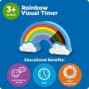 Learning Resources Rainbow Visual Timer, 1 Piece, Ages 3+, Teacher Resources, School Supplies for Teachers, Social Emotional Learning Toys