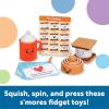 Learning Resources S’Mores Break!™ Sensory Fidget Activity Set, Sensory Fidget Toys, Social Emotional Learning, Fidget Toys, Calming Toys, SEL Skills, Ages 3+,19 Pieces