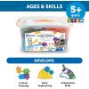 Learning Resources STEM Explorers Bridge Builders Classroom Set, 305 Pieces, STEM Projects for Students Ages 5+, Back to School and Teacher Supplies