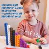 Learning Resources STEM Explorers MathLink Builders – 100 Pieces, Ages 5+, Kindergarten STEM Activities, Math Activity Set and Games for Kids, Linking Cubes, Connecting Cubes