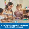 Learning Resources Say-a-Sound Sorting Sharks – Montessori Toys, Kindergarten Learning Activities, Phonemic Awareness Flash Cards, Dyslexia Tools for Kids, Speech Therapy Materials, Learn to Read