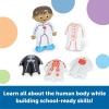 Learning Resources Skill Builders! Human Body Activity Set,17 Pieces, Ages 4+, Preschool Learning Activities, Preschool Science, Preschool Activity Book,Human Body Parts for Kids(Human Body)