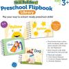 Learning Resources Skill Builders! Preschool Flipbook,3 Pieces, Ages 3+, Library Preschool, Learning Activities, Letters, Numbers, Counting, Toddler Activity Book(Toddler)