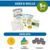 Learning Resources Skill Builders Summer Learning Activity Set Kindergarten to First Grade ,252 Pieces, Ages 5-6+, Learning to Read for Kids , Handwriting Practice for Kids, Reading Games
