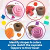 Learning Resources Smart Snacks Shape Sorting Cupcakes,17 Pieces, Ages 18 Months+, Fine Motor, Color & Shape Recognition(Single)