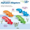 Learning Resources Snap-n-Learn Alphabet Alligators – Toddler Toys, Preschool ABC Activities, Fine Motor Skills, Alphabet Manipulatives, Phonetics and Reading, Sensory Gifts for Boys and Girls(Alligators)