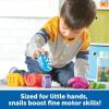 Learning Resources Snap-n-Learn Shape Snails – 20 Pieces, Age 18+ Months Toddler Learning Activities, Educational Toys, Set Color, Teaching Toys