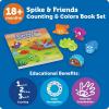 Learning Resources Spike and Friends Counting & Colors Book Set – 6 Pieces, Age 18 Month+ Toddler Activities, Educational Toys Set, Color Teaching Toys