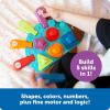Learning Resources Spike the Fine Motor Hedgehog Puzzle Playmate – 11 Pieces,Ages 18+ months Fine Motor Game, Color and Shape Recognition Toddler Montessori Toys(Puzzle Mate)