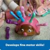 Learning Resources Spike the Fine Motor Hedgehog Puzzle Playmate – 11 Pieces,Ages 18+ months Fine Motor Game, Color and Shape Recognition Toddler Montessori Toys(Pink Spike)
