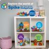 Learning Resources Spike the Fine Motor Hedgehog Puzzle Playmate – 11 Pieces,Ages 18+ months Fine Motor Game, Color and Shape Recognition Toddler Montessori Toys(Pink Spike)
