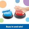 Learning Resources Team Answer Buzzers, Classroom Buzzers, Set of 8 Buzzers, Game Show Toys, Develops Social Skills, Ages 3+(Buzzers)