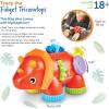 Learning Resources Tracy the Fidget Triceratops, Baby Toys, Sensory Toys For Toddlers, Fine Motor toys, Montessori Toys,1 Piece, Ages 18 Months+