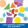 Learning Resources Translucent Geometric Shapes – 408 Pieces, Grades Pre-K+ | Ages 4+ Preschool Learning Materials, Manipulative Shapes, Early Geometry Skills, Classroom Accessories, Teacher Aids