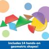Learning Resources Translucent Geometric Shapes – 408 Pieces, Grades Pre-K+ | Ages 4+ Preschool Learning Materials, Manipulative Shapes, Early Geometry Skills, Classroom Accessories, Teacher Aids