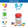 Learning Resources Translucent Geometric Shapes – 408 Pieces, Grades Pre-K+ | Ages 4+ Preschool Learning Materials, Manipulative Shapes, Early Geometry Skills, Classroom Accessories, Teacher Aids