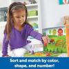 Learning Resources Veggie Farm Sorting Set – 46 Pieces, Ages 3+ Toddler Learning Toys, Preschool Toys for Color Sorting, Food Sorting Game(Sorting Set)