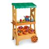 Learning Resource My First Farmstand – Fruit Basket, Sensory Play Kitchen Accessories, Grocery Cart On Wheels, Shopping Cart, Fruit and Food Toys Games, Fine Motor Skills, Toddler Toys
