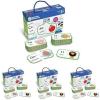 Learning Resources ABC Puzzle Cards, Kindergarten Readiness, Self Correcting Puzzles, Alphabet Learning Games, Puzzles for Toddlers, Ages 3+(Medium (Pack of 4))