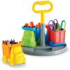 Learning Resources Create-a-Space Kiddy Center Trucks – 5 Pieces, Age 3+ Kids Art Supply, Storage Caddy, Playroom and Classroom Organization, School Supplies Organizer(Trucks)