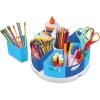 Learning Resources Create-a-Space Storage Center – Blue, 10 Piece Set Homeschool Storage, Fits 3oz Hand Sanitizer Bottles, Classroom Craft Keeper