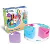 Learning Resources Create-a-Space Storage Center – Pastel, Homeschool Storage, Nursery Organizer, Fits 3oz Hand Sanitizer Bottles, Classroom Craft Keeper, 10 Piece Set(Pastel Colors)