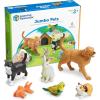 Learning Resources Jumbo Domestic Pets – 6 Pieces, Ages 2+ Preschool Pet Toys, Classroom Desk Pets, Preschool Learning Toys