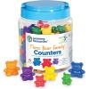 Learning Resources LER0744 Three Bear Family Counter Set, Rainbow, Set of 96, Multicolor(Single)
