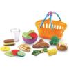 Learning Resources New Sprouts Breakfast Foods Basket – 16 Pieces, Ages 18+ months Pretend Play Food for Toddlers, Toddler Kitchen Toys, Preschool Learning Toys(Dinner Basket)