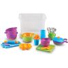 Learning Resources New Sprouts Classroom Kitchen Set – 45 Pieces, Ages 2+ Pretend Play Food for Toddlers, Preschool Learning Toys, Kitchen Play Toys for Kids
