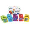 Learning Resources Rainbow Calculators, Basic Solar Powered Calculators, Teacher Set of 10 Calculators, Ages 3+