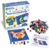 Learning Resources STEM Explorers Pixel Art Challenge – Math Puzzles, Pattern Blocks, Creativity for Kids Sensory Bin, Arts and Crafts, Math Manipulatives, Building Toys, Montessori(Medium)