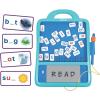 Learning Resources Skill Builders Magnetic Word Builder, Learn to Read, Phonetic Alphabet, Puzzle Board, ABC Kids Games, Sensory Board for Kids, Fine Motor Skills, Birthday Gift