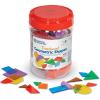 Learning Resources Translucent Geometric Shapes – 408 Pieces, Grades Pre-K+ | Ages 4+ Preschool Learning Materials, Manipulative Shapes, Early Geometry Skills, Classroom Accessories, Teacher Aids