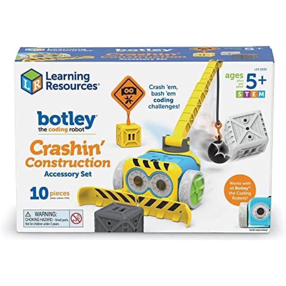imageLearning Resources Botley Crashin Construction Challenge Accessory Set Kids Coding Construction Set STEM Toy Ages 5 Botley Not IncludedMedium