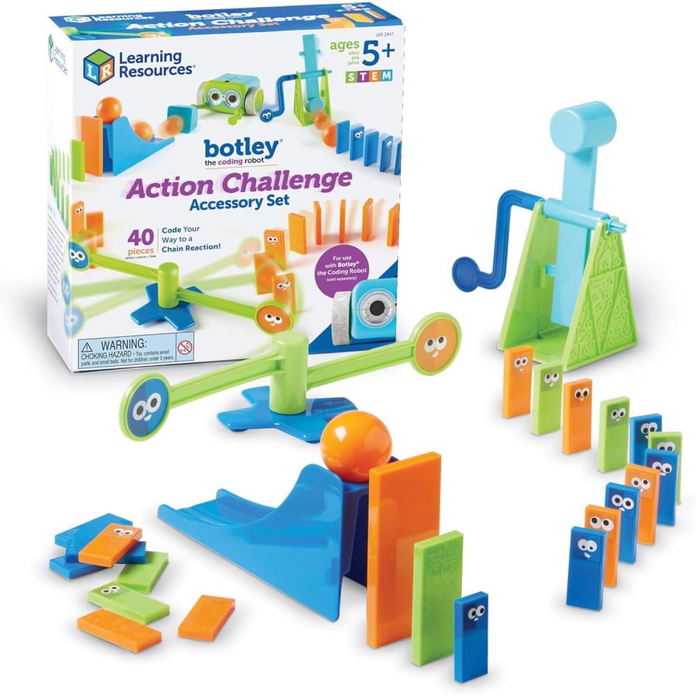 imageLearning Resources Botley The Coding Robot Action Challenge Accessory Set 40 Pieces Ages 5 STEM Toys