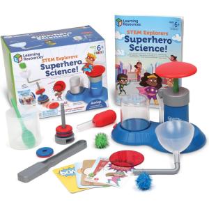 Learning Resources STEM Explorers Superhero Science!, Science Kit, STEM Toys, Science for Kids, Ages 6+,21 Pieces