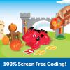 Learning Resources Coding Critters MagiCoders: Blazer the Dragon, Screen-Free Early Coding Toy For Kids, Interactive STEM Coding Pet, 22 Piece Set, Ages 4+