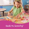 Learning Resources Dive into Shapes! A Sea and Build Geometry Set, 129 Pieces, Ages 6+, Geometry for Kids, Develops Shape Recognition, Back to School Games,3D Shapes for Kids(Dive Into Shapes!)