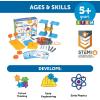 Learning Resources STEM Explorers Bridge Builders, Ages 5+, STEM Toys, STEM Building Toys, STEM Kits, Kids STEM Projects, Build It Yourself Toys,72 Pieces
