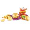 Learning Resources New Sprouts Super Sandwich Set – 29 Pieces, Ages 18+ months Pretend Play Toys, Play Food Set, Toddler Outdoor Toys, Pretend Picnic, Toddler Kitchen Play Toys