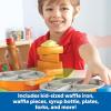 Learning Resources New Sprouts Waffle Time – Play Food Kitchen , Breakfast Pretend Play Toys, Toddler Pretend Play Montessori Educational Game, Fine Motor Skills , Gifts for Boys and Girls(Waffle Time!)