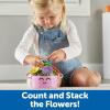Learning Resources Poppy The Count & Stack Flower Pot – 15 Pieces, Fine Motor Skills Toys for Toddlers, Preschool Toys, Ages 18+ Months,Easter Basket Stuffers​(Flower Pot)