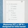 Learning Resources Giant Sized Magnetic Notebook Paper, Durable Write & Wipe, Classroom Whiteboard Accessories, Teaching Aids, 22″L x 28″H