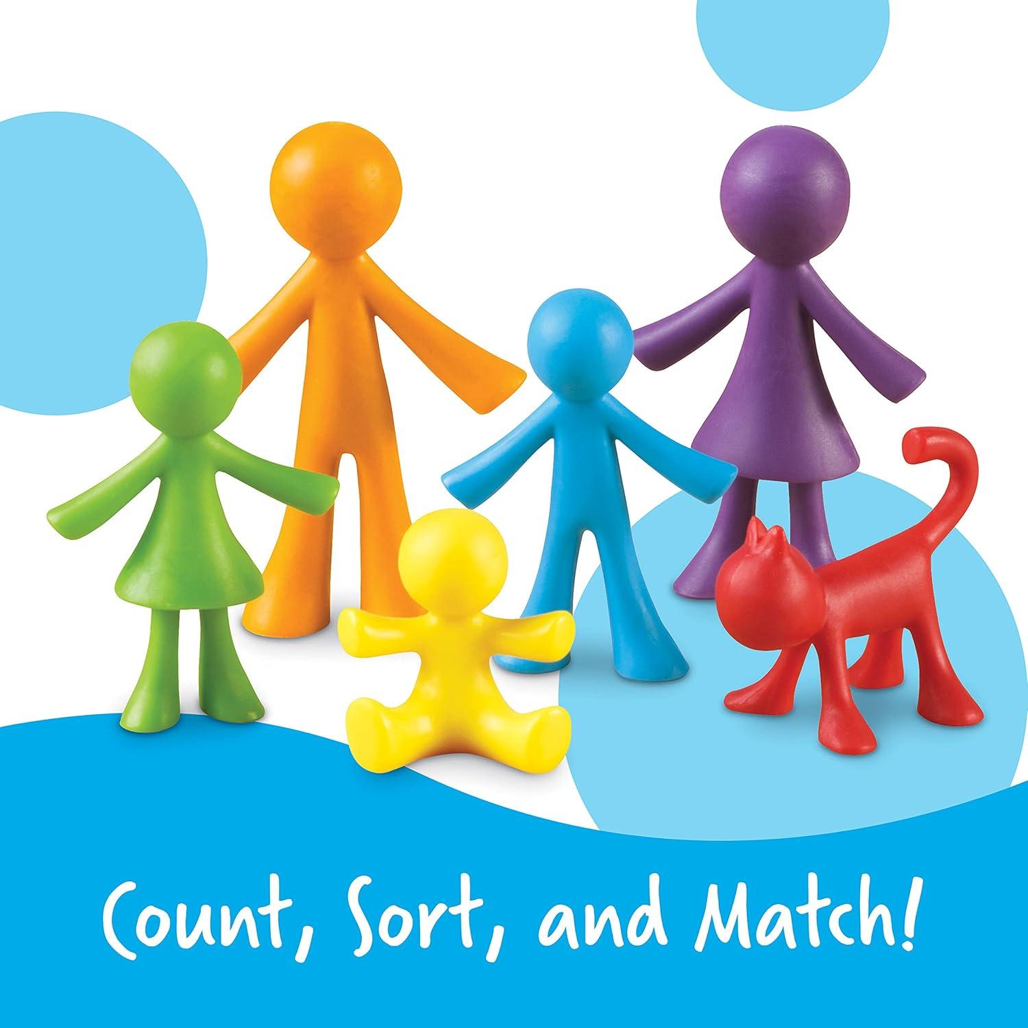 imageLearning Resources All About Me Family Counters  Toddler Sensory Toys Preschool Activities Classroom Must Haves Math Manipulatives Social Emotional Games Fine Motor Skills Color SortingSet of 72