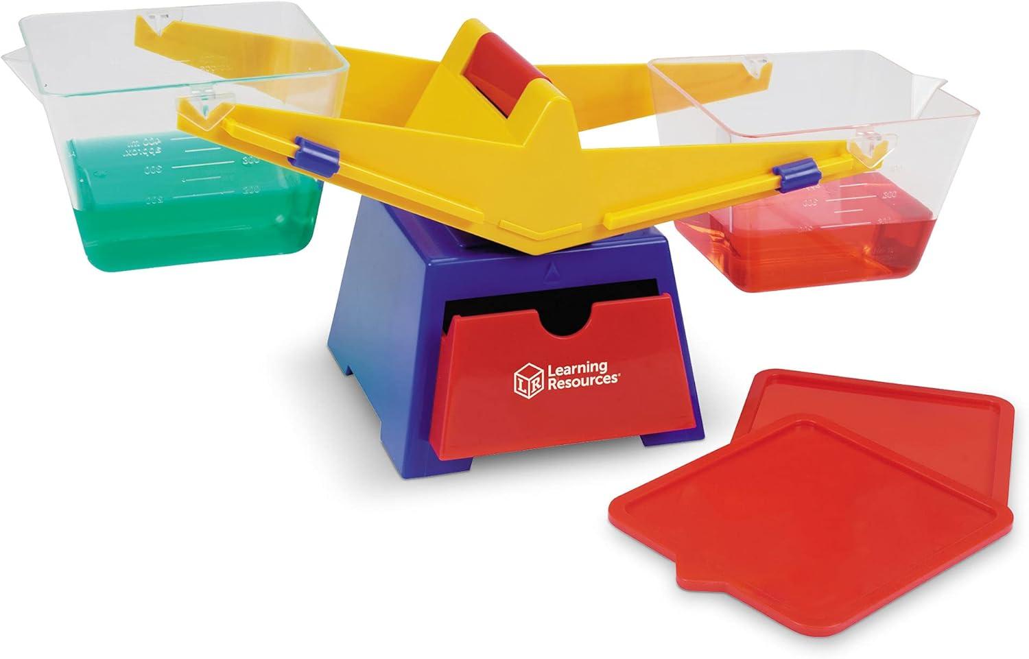 imageLearning Resources Primary Bucket Balance Teaching Scale  1 Piece Ages 3 Math for Preschoolers Classroom Balance Scale Balance Scale for Kids Science for KidsBack to School SuppliesClock Kit