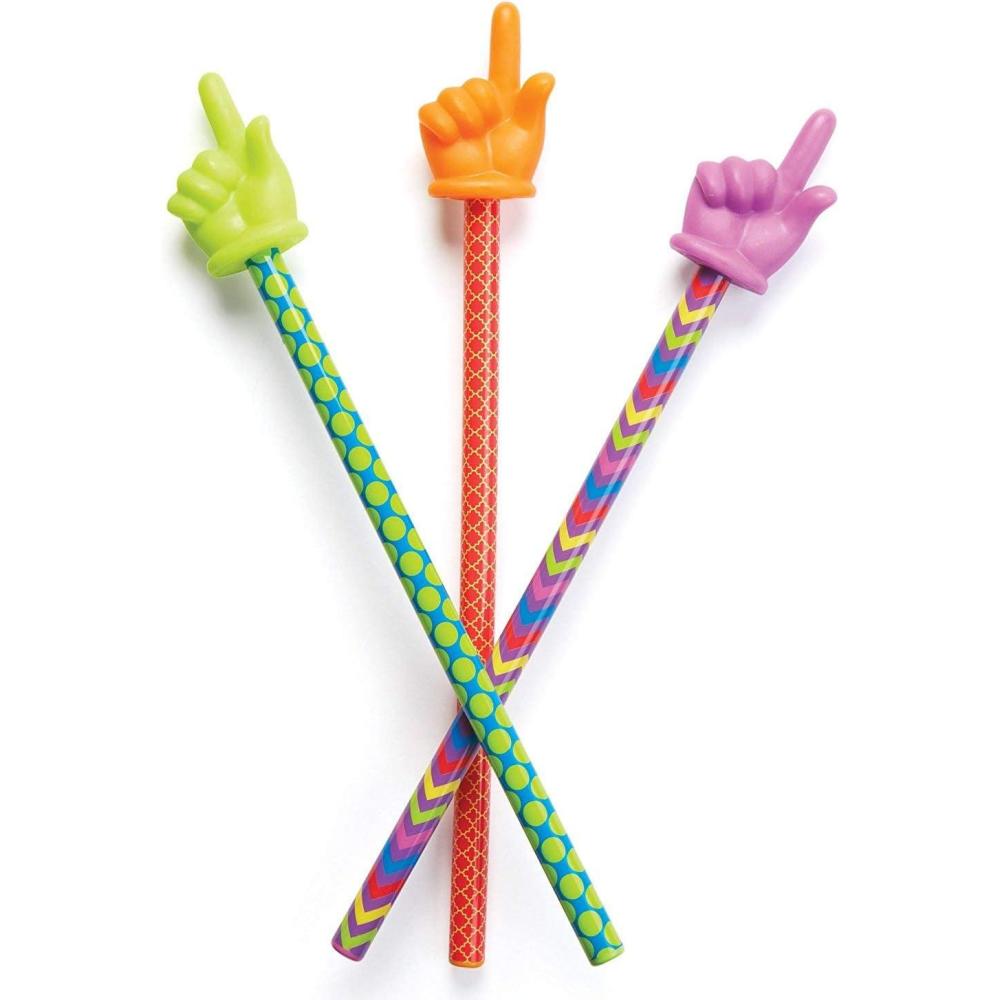 imageLearning Resources Patterned Hand Pointers  3 Pieces Ages 3 Classroom Pointer for Kids Reading Pointers for Kids Homeschool and Classroom Supplies